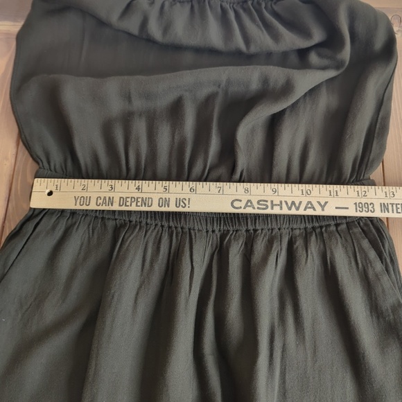 Aritzia Azure Skies Tabata Olive Strapless Jumpsuit - Picture 7 of 11